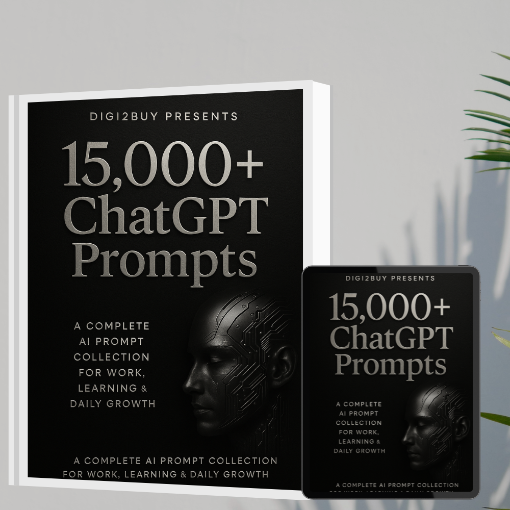 15,000+ ChatGPT Prompts – Complete AI Prompt Collection for Work, Learning & Daily Growth
