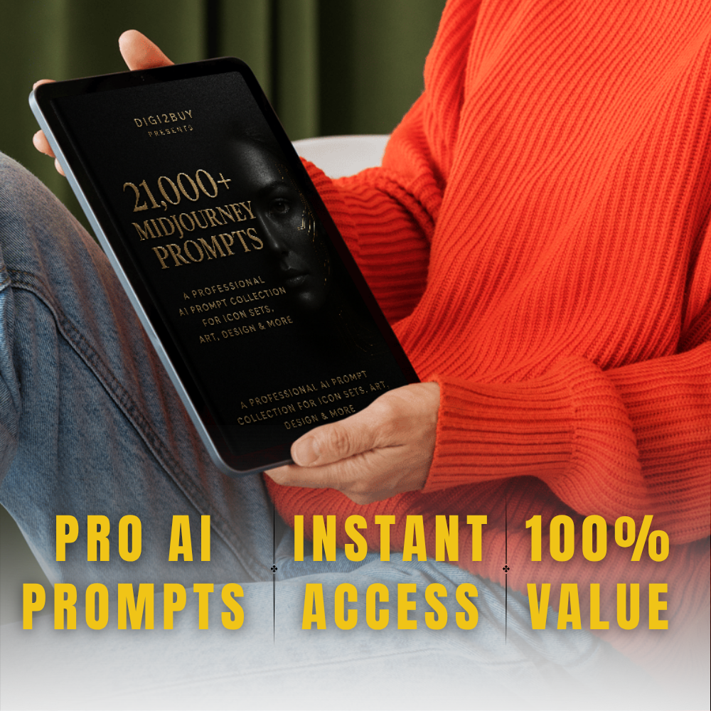 21,000+ MidJourney Prompts – Professional AI Prompt Library for Art, Design, Logos & Creative Projects