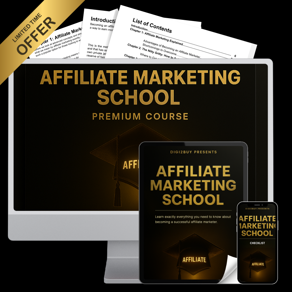 🏆 AFFILIATE MARKETING SCHOOL – PREMIUM COURSE