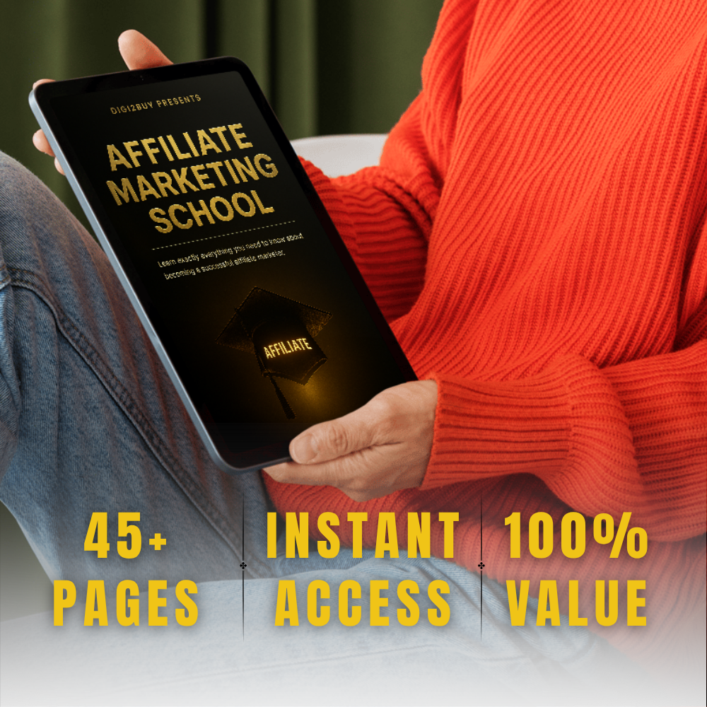 Affiliate Marketing School – Learn How to Make Money Promoting Products Online (Ebook + Checklist + Templates)